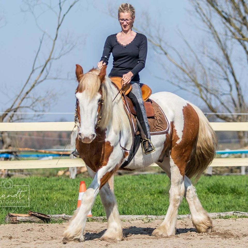 Anita Sommer beim Reiten